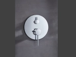 Robinetterie de douche, encastrable moderne, ensemble avec douche de tête et douchette à main. Composé d’une tête de douche large pour un effet pluie, d’une douchette, et d’un mitigeur encastré - GARANTIE 5 ANS - LIVRAISON OFFERTE en 5 à 6 Jours